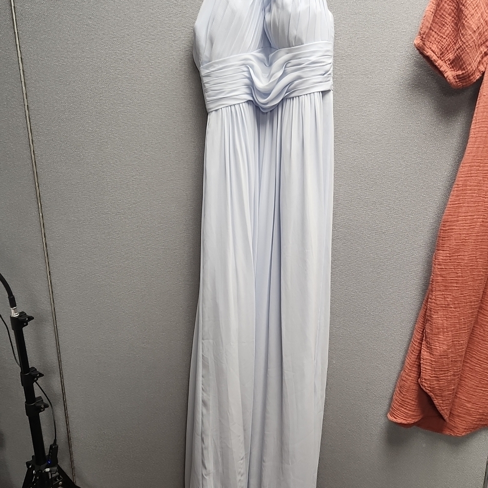 Watters Strapless White Gown